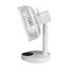 พัดลมพกพา DP-7626 พร้อมไฟ LED แบตเตอรี่ในตัว สามารถปรับแรงลมได้ 3 ระดับ และมีความสว่างไฟ 2 ระดับ เปิดพัดลมด้วยระบบสัมผัส