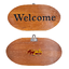 ป้าย WELCOME ( ไม้สัก )