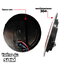 ไฟท้าย รุ่น Slim 4นิ้ว ไฟรถบรรทุก ขอบดวงไฟแสตนเลส 304 รองรับไฟ 12- 24V