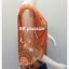 เสื้อลูกไม้บุหงา คอปาด แขน 3 ส่วน สีส้ม รอบอก 42 นิ้ว