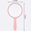 กระจก,กระจกพกพา,กระจกด้ามจับ,กระจกกลมด้ามจับ,ขนาด5.5*10cm