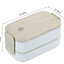 กล่องข้าว,ปิ่นโต,กล่องใส่ข้าว,กล่องใส่ข้าว,กล่องข้าวสแตนเลสฝาลายไม้,Lunch Box,กล่องอาหารฝาลายไม้