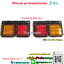 ไฟท้ายJCM LED บอดี้เหล็ก 24v (มีตะแกรง) ขายเป็นคู่ ซ้าย+ขวา