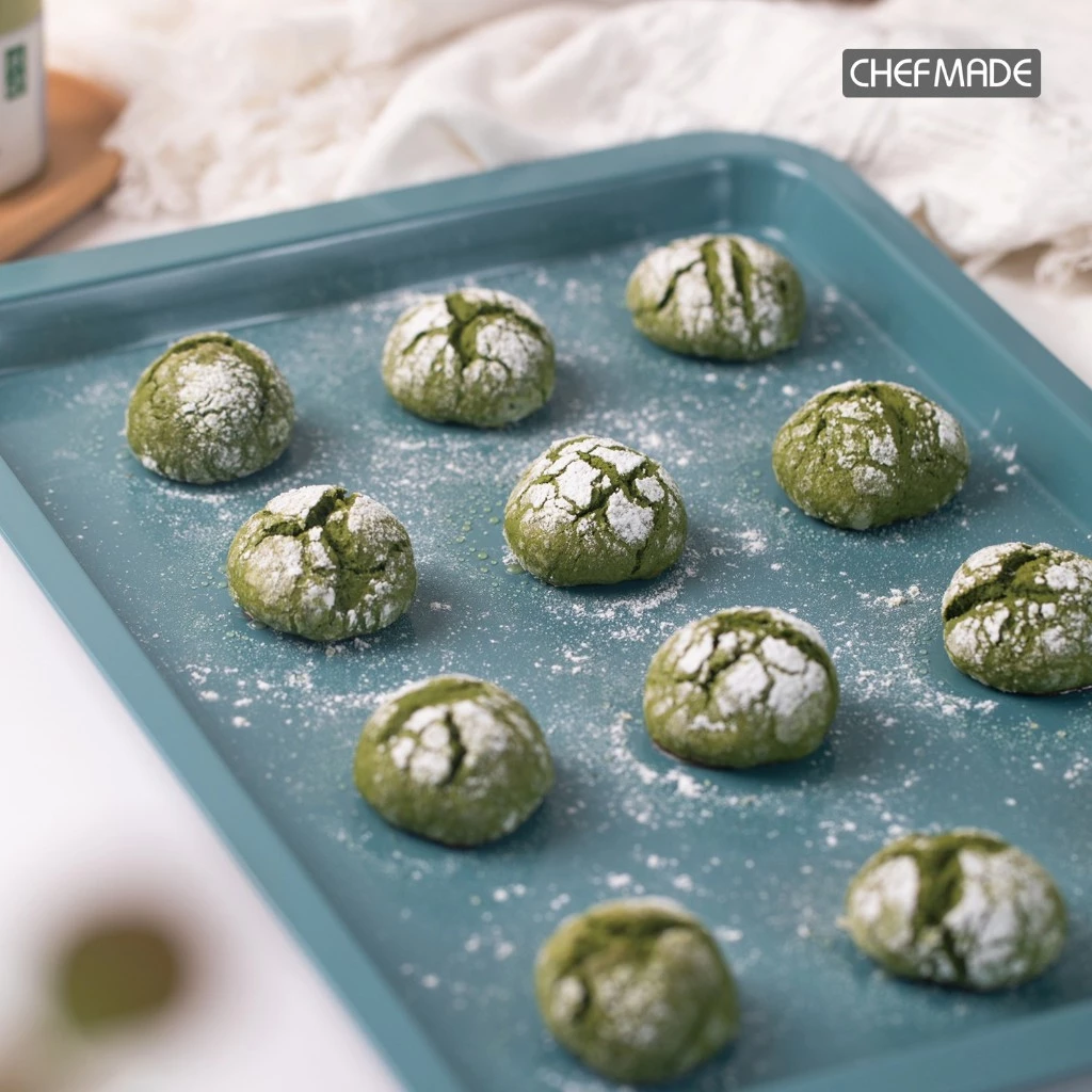 Chefmade WK10027- 13'' Non Stick Small Cookie Sheet 382 x 269 x 17 mm.(Green) (12-8682)