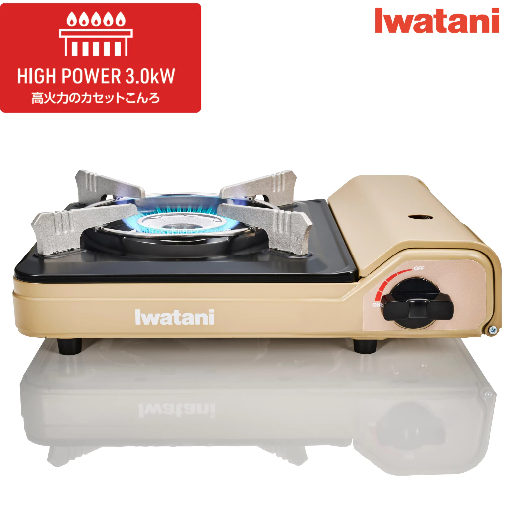 เตาแก๊สพกพา Iwatani CB-VT-1 Japan Quality High Power (3.0 kw) & Hand Carry Case (12-8529)