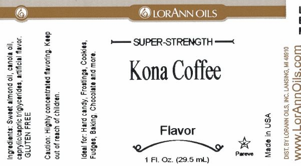 Lorann Super Strength Kona Coffee Flavor 1 oz. กลิ่นกาแฟโคนาเข้มข้น (06-8496)
