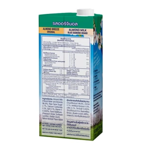 Blue Diamond น้ำนมอัลมอนด์รสออริจินอล Blue Diamond Almond Breeze Original 946 ml. (02-8288)