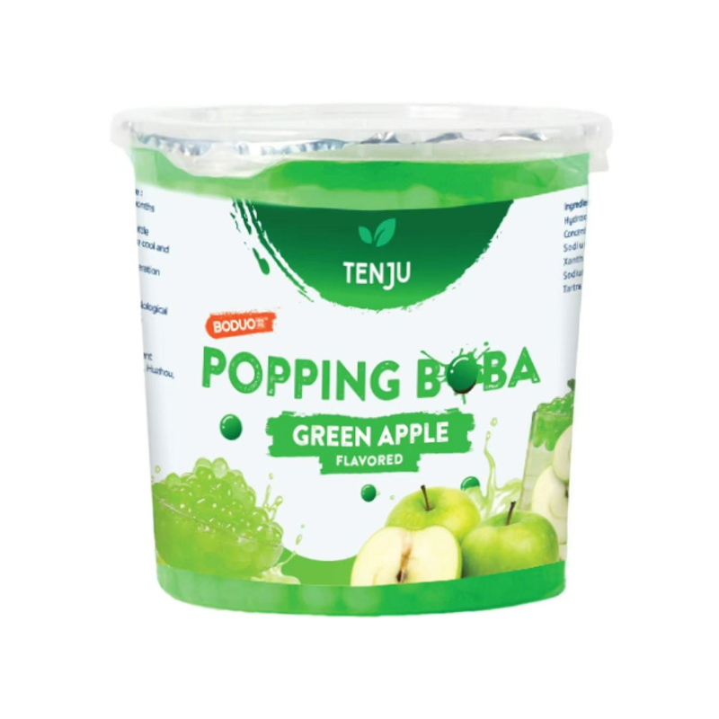Tenju Popping Boba Green Apple (มุกป๊อป) 1.2 Kg.(05-8398)