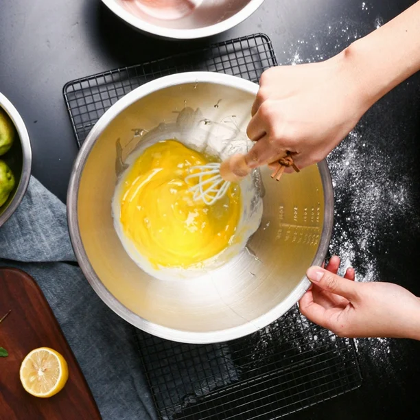 ชามผสมสแตนเลส ทรงลึก กลาง 2.5 ลิตร Stainless Steel Mixing Bowl 2.5 Lt. (12-8085)