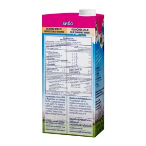 Blue Diamond น้ำนมอัลมอนด์รสจืด Blue Diamond Almond Breeze Unsweetened Original 946 ml. (02-8289)