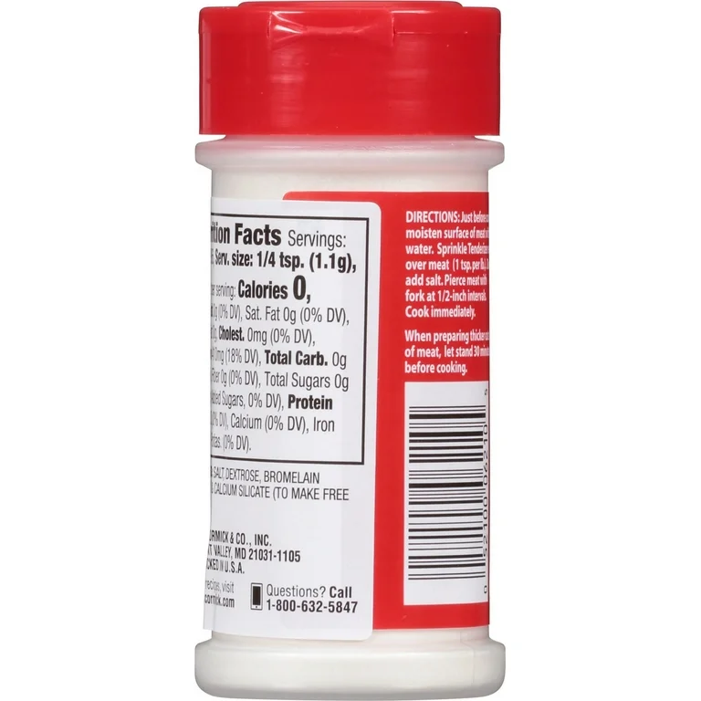 MCCORMICK® Meat Tenderizer Unseasoned 95 g. ผงหมักเนื้อ (05-7128)