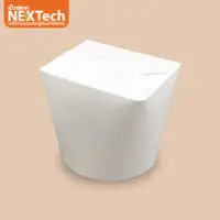 ถ้วยกระดาษฝาเกี่ยวก้นกลม (กล่องบะหมี่ไก่ฉีก) 26 oz. ขาว 20 ใบ (09-9059)