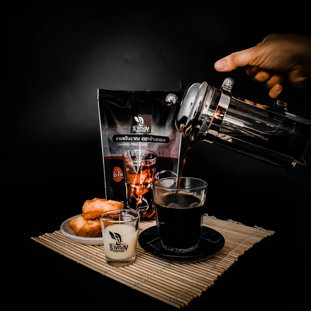 กาแฟ โบราณตราช้างทอง สูตรพิเศษ 400 กรัม (LSI) (05-5921)