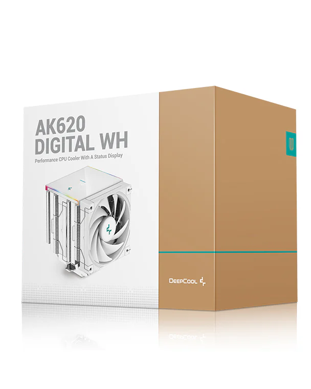 DEEPCOOL AK620 CPU COOLER WHITE DIGITAL