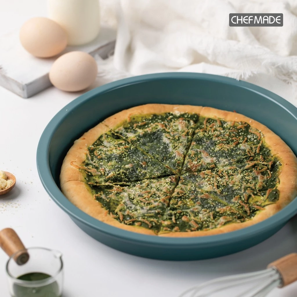 Chefmade WK10018 10'' Non Stick Round Cake Pan 280 x38 mm.(Green) (12-8673)