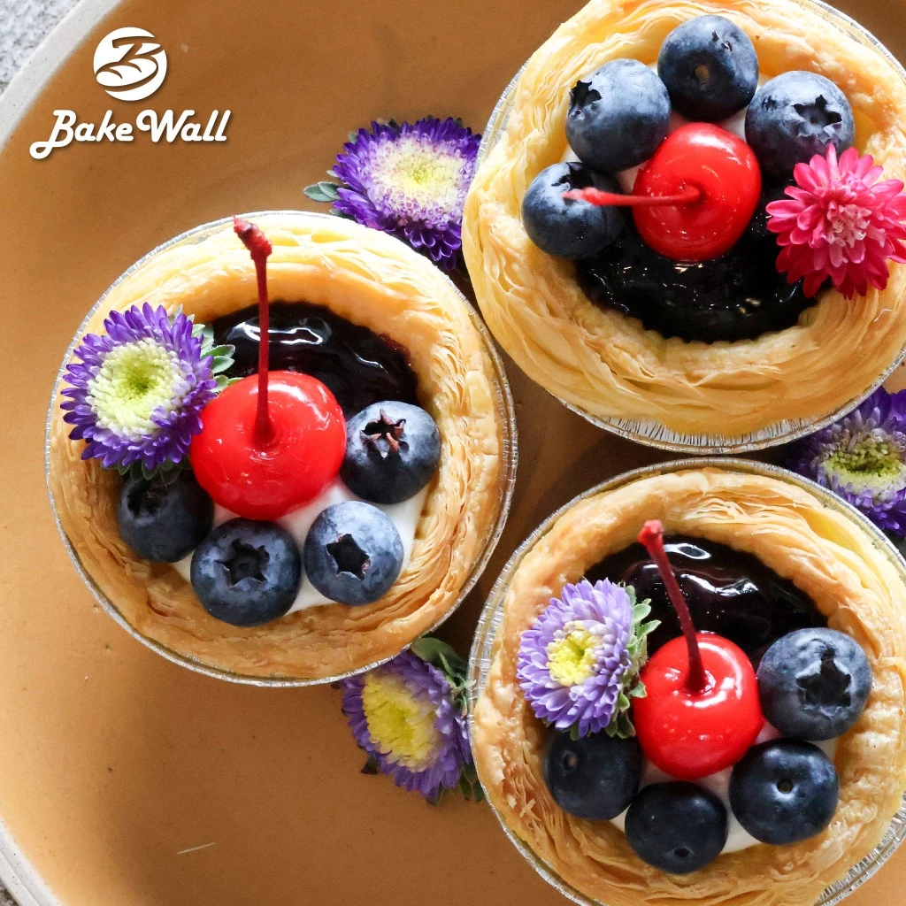 Bake Wall Tart Shell Mini ถ้วยทาร์ตแช่แข็ง 60 ชิ้น/ถุง (05-9221)